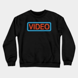 Neon Video Crewneck Sweatshirt